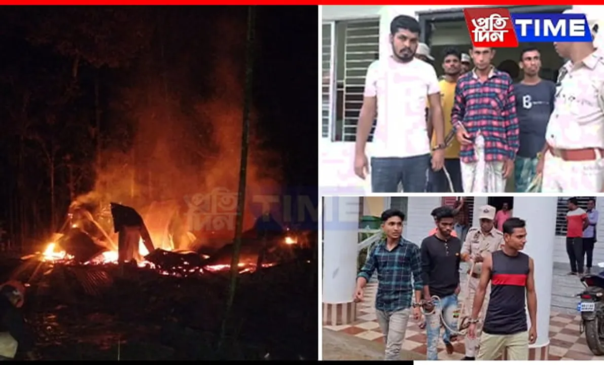 Mob Torches Residence of Murder Accused in Assam's Hailakandi; Police Arrest 16